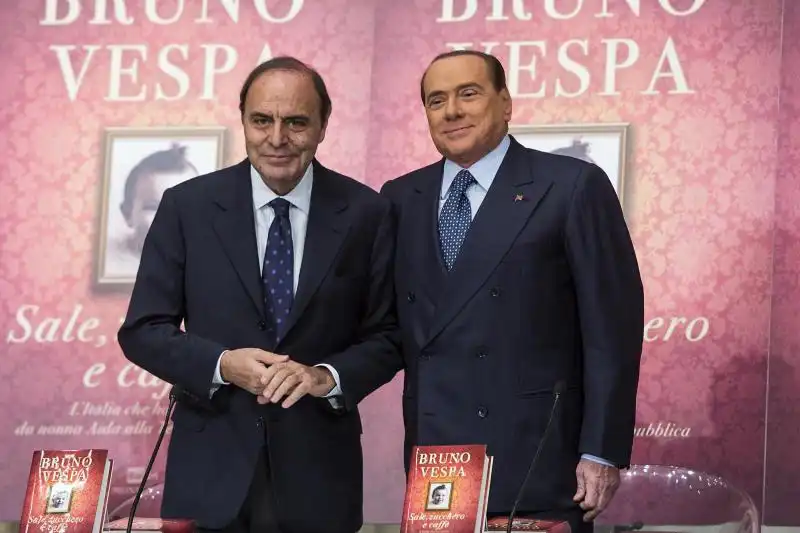 BERLUSCONI ALLA PRESENTAZIONE DEL LIBRO DI BRUNO VESPA 