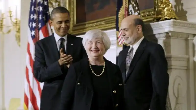 BERNANKE YELLEN OBAMA