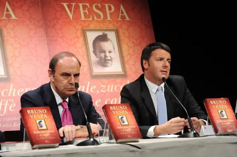 Bruno Vespa e Matteo Renzi 