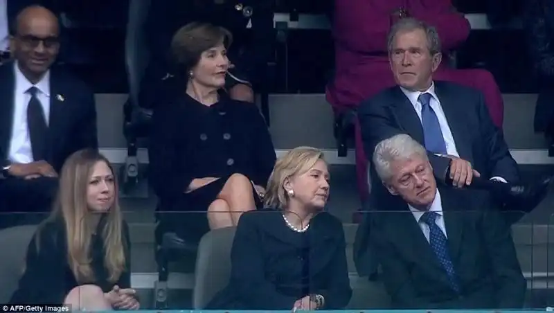 I BUSH E I CLINTON CON CHELSEA 