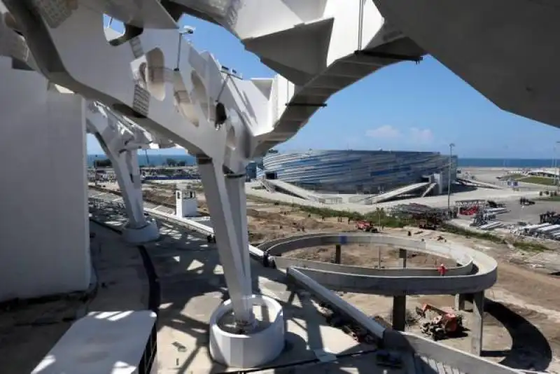 I CANTIERI PER LE OLIMPIADI INVERNALI DI SOCHI 