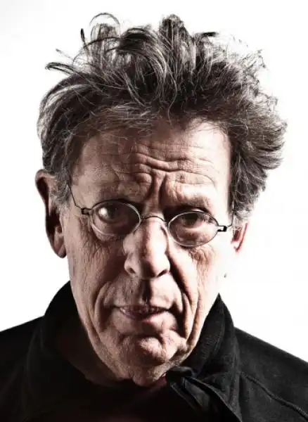 Il compositore Philip Glass 