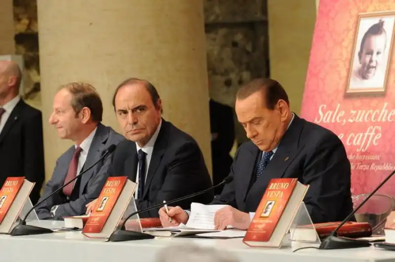 Cusenza Vespa e Berlusconi 