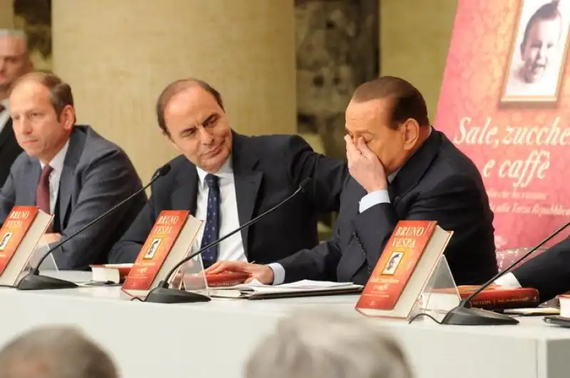 Cusenza Vespa e Berlusconi 