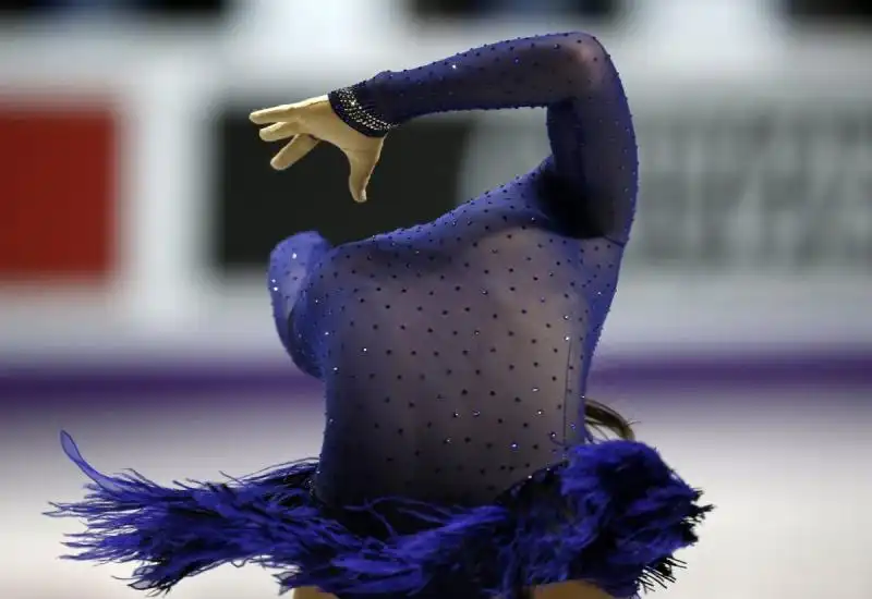 figure skater adelina sotnikova performs at the world championships in ontario 