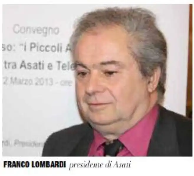 franco lombardi presidente asati 