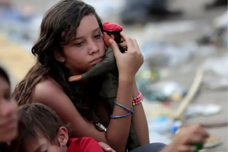 Al funerale di Hugo Chavez 