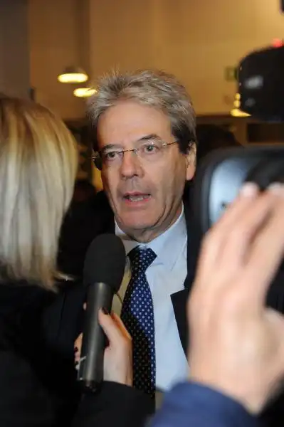 Gentiloni intervistato 