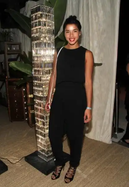 hannah bronfman attended a private dinner hosted by swarovski at soho beach house in celebration of guilherme torres installation mangue groove for swarovski crystal palace at design miami  