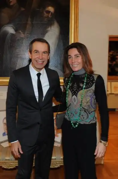 Jeff Koons e Alessandra Borghese 