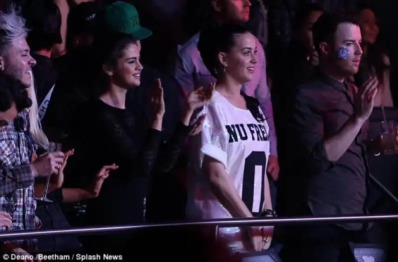 e Katy Perry al concerto di Britney Spears 