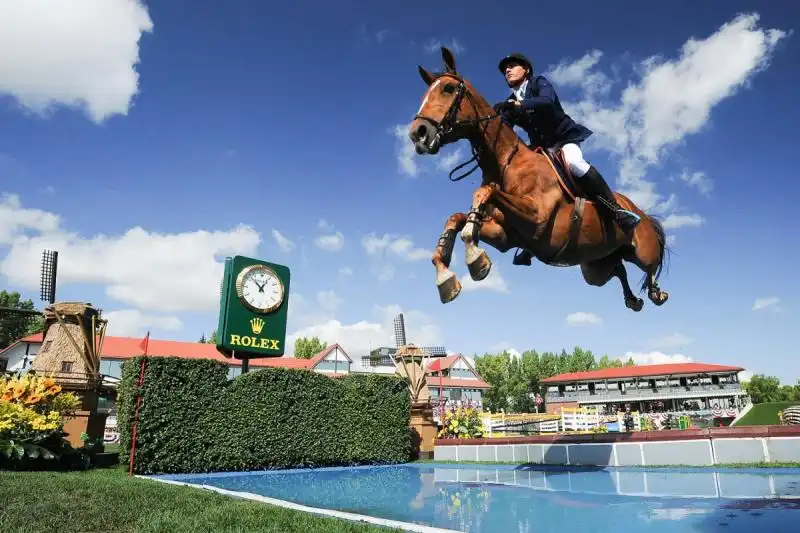 nicola philippaerts of belgium competes at an equestrian tournament in calgary 