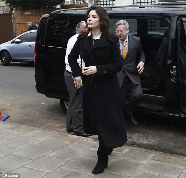 NIGELLA LAWSON ARRIVA IN TRIBUNALE 