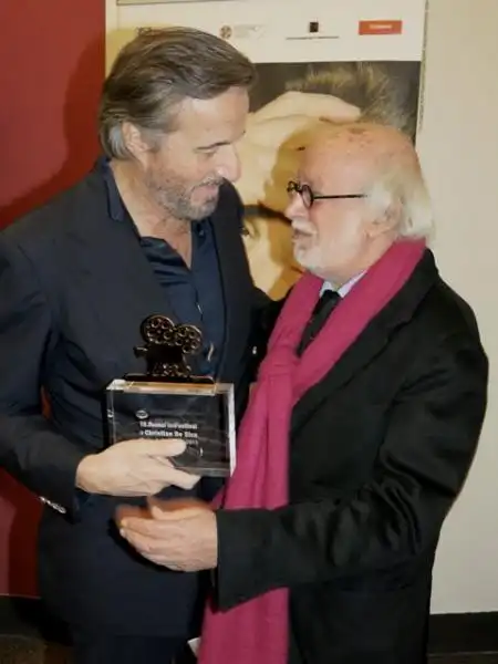 IL PREMIO DEL ROMA FILM FESTIVAL A CHRISTIAN DE SICA FOTO ANDREA ARRIGA 