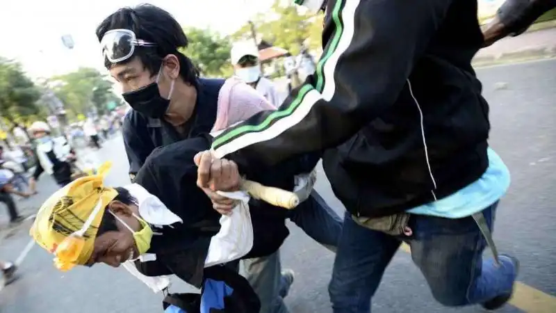 PROTESTE CONTRO IL GOVERNO THAILANDESE A BANGKOK 