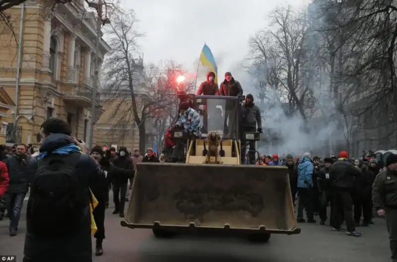 PROTESTE DI PIAZZA IN UCRAINA 