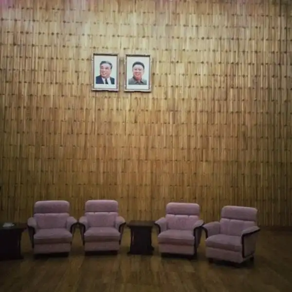 sala d attesa a Pyongyang 