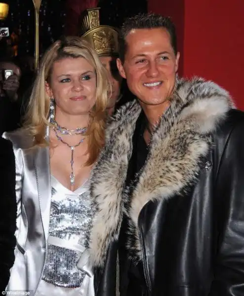 SCHUMACHER CON LA MOGLIE CORINNA 