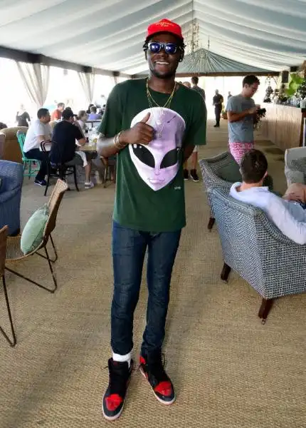 theophilus london also hung out at the soho beach house on day of art basel  