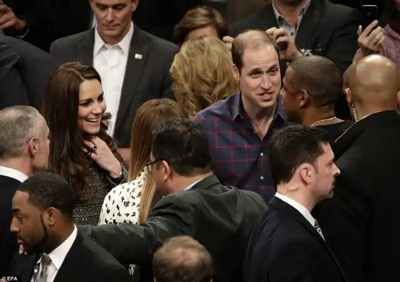 kate, william incontrano jay z e beyonce