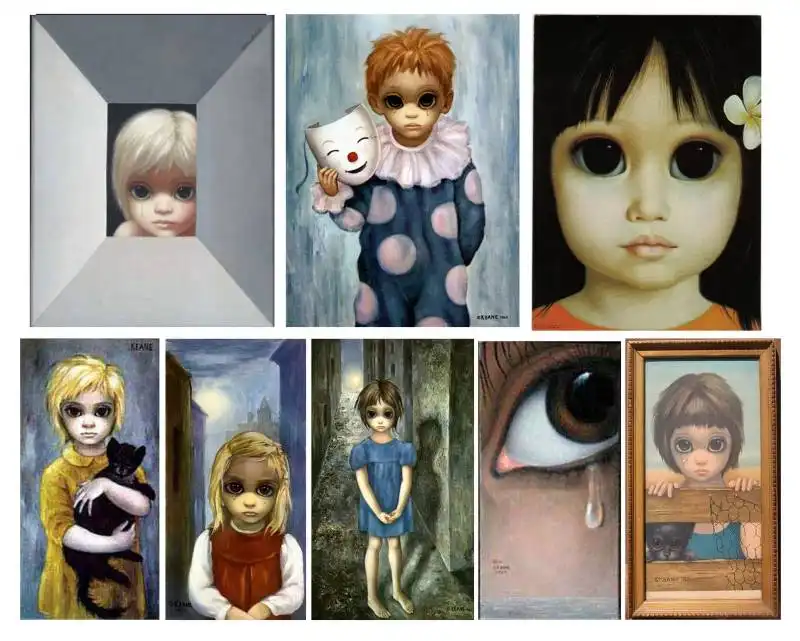 big eyes tim burton opere di keane 