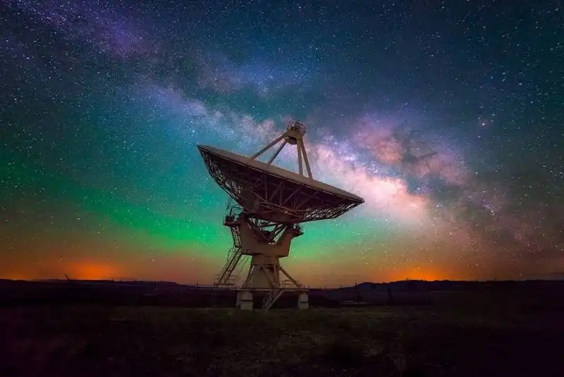 cielo stellato new mexico usa