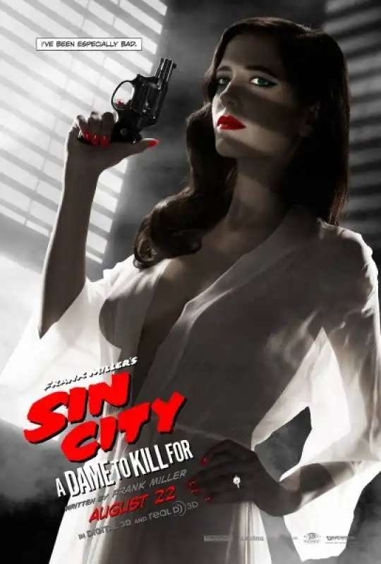 frank millers sin city a dame to kill for poster eva green 405x600