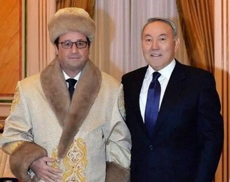 l'incontro tra hollande e nazarbayev 1