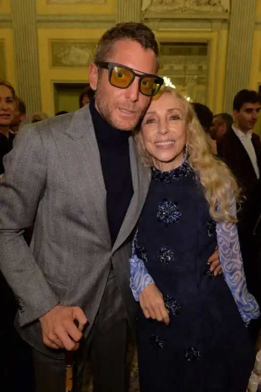 lapo elkann e franza sozzani foto vogue.it