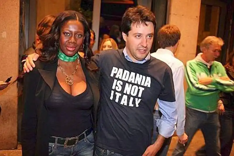 matteo salvini e lubamba