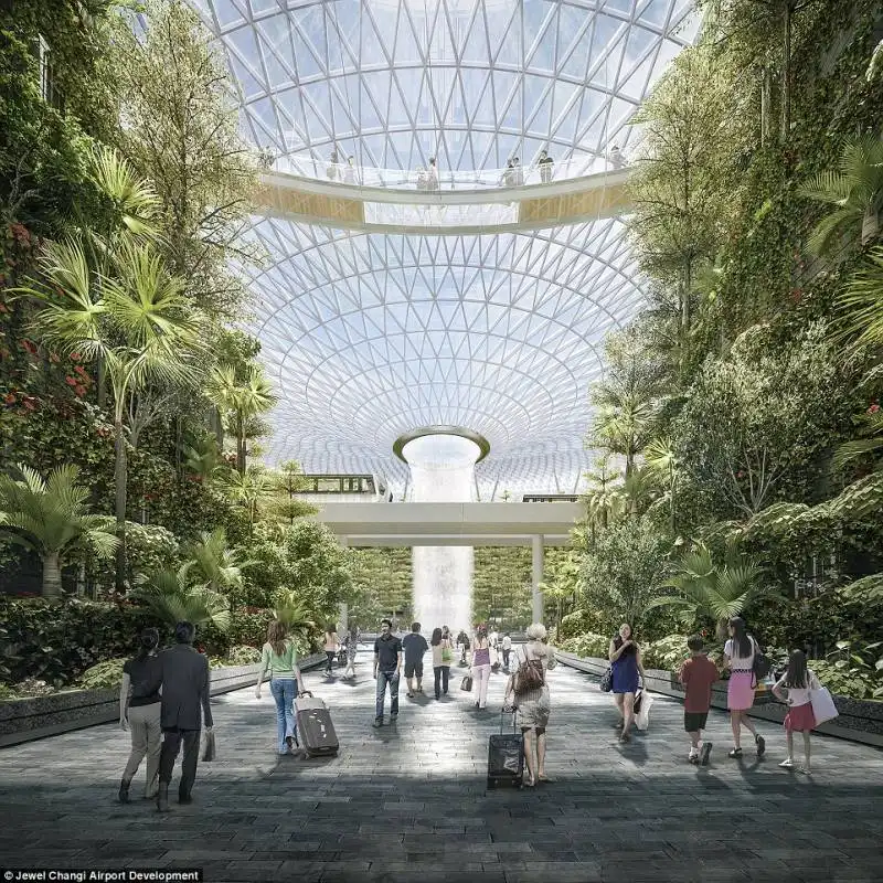 progetto jewel per l'aeroporto di singapore changi 4