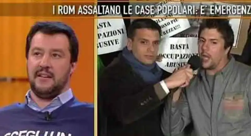 roberto poletti e matteo salvini