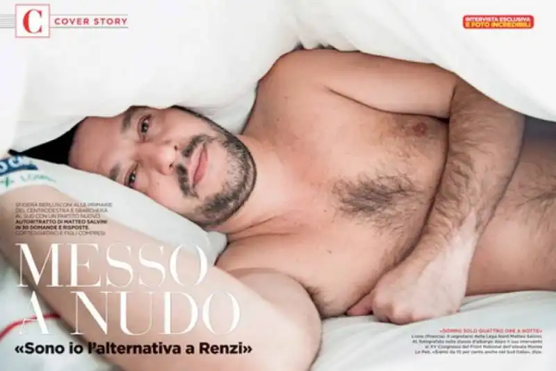 salvini nudo su oggi