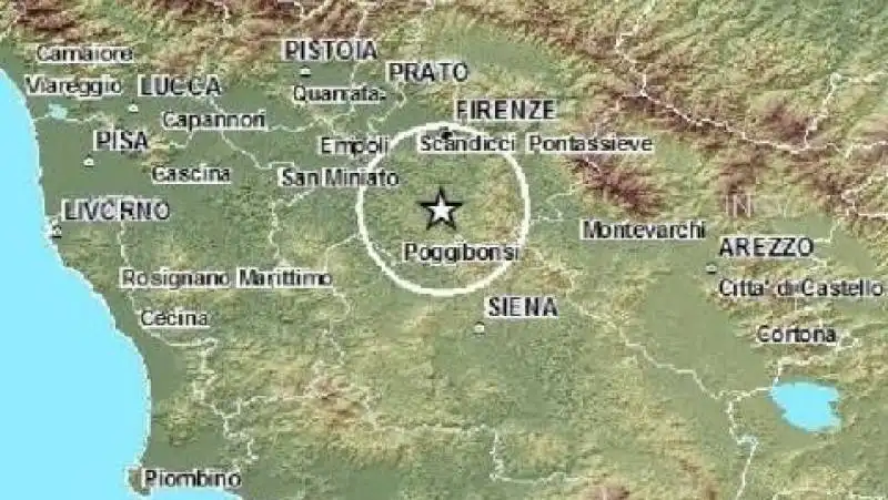 terremoto firenze 