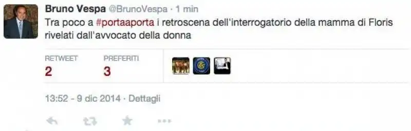 VESPA LAPSUS SU TWITTER