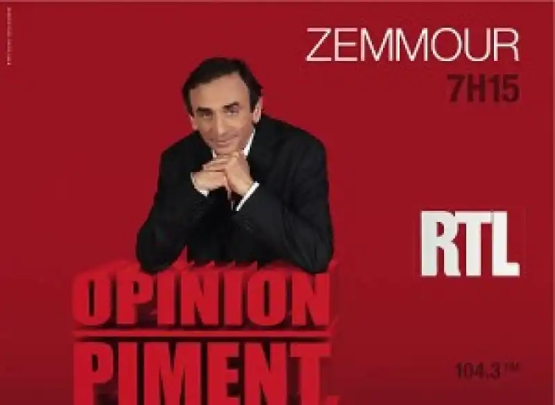 zemmour il programma sulla radio rtl