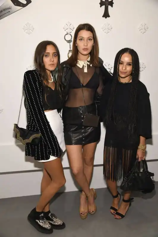 zoe kravitz chrome hearts celebrates miami 