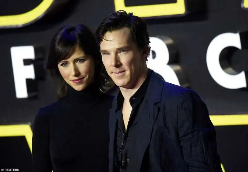 benedict cumberbatch con moglie sophie hunter