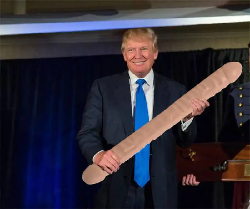 donald trump candidati repubblicani usa con dildo