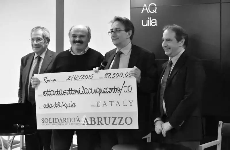 donazione della fondazione mirafiore per l aquila