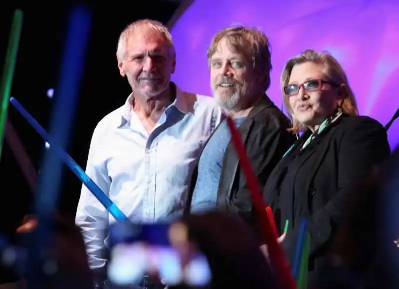 ford con hamill e fisher al comic con