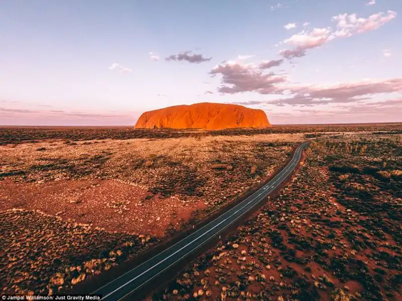 foto aerea entroterra australiano