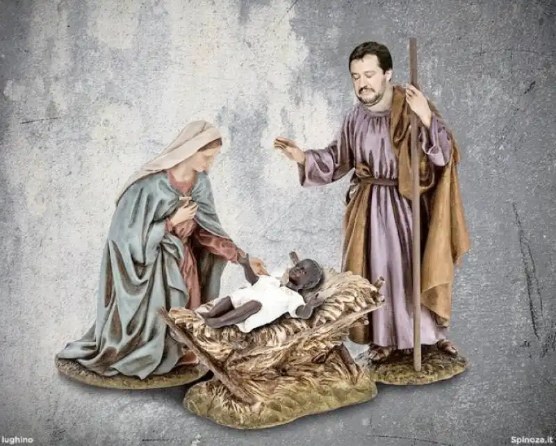 il presepe di salvini