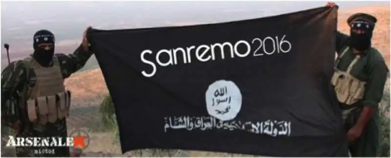 isis vuole arrivare a sanremo