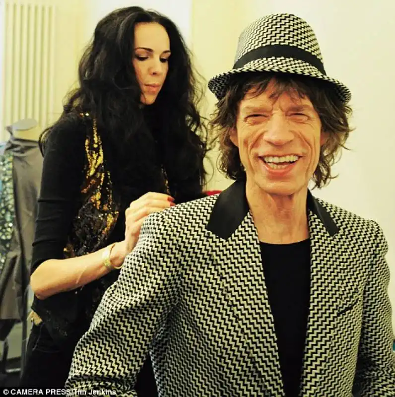 jagger con la ex lwren scott