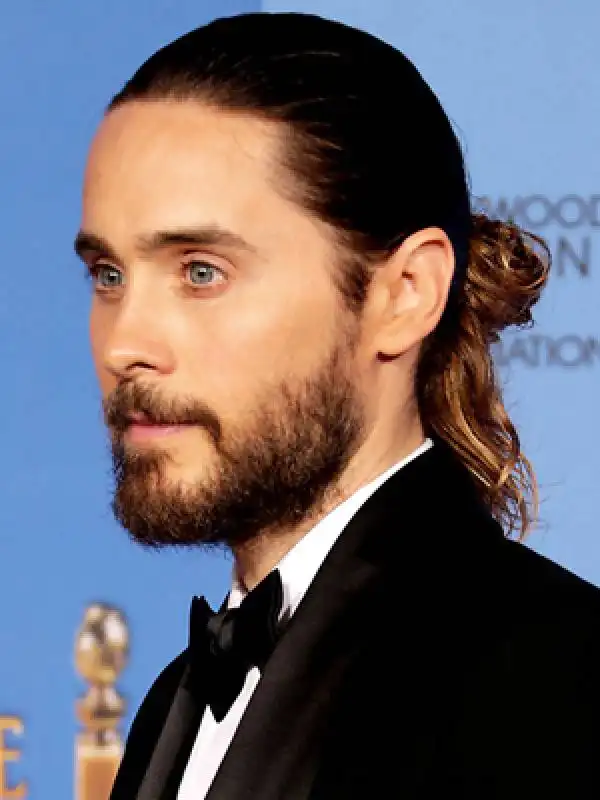 jared leto chignon