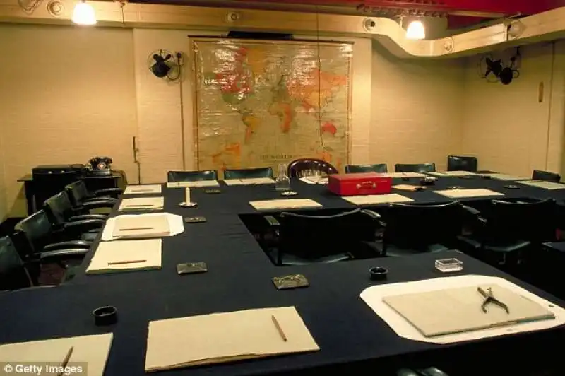 la war room utilizzata da churchill a londra