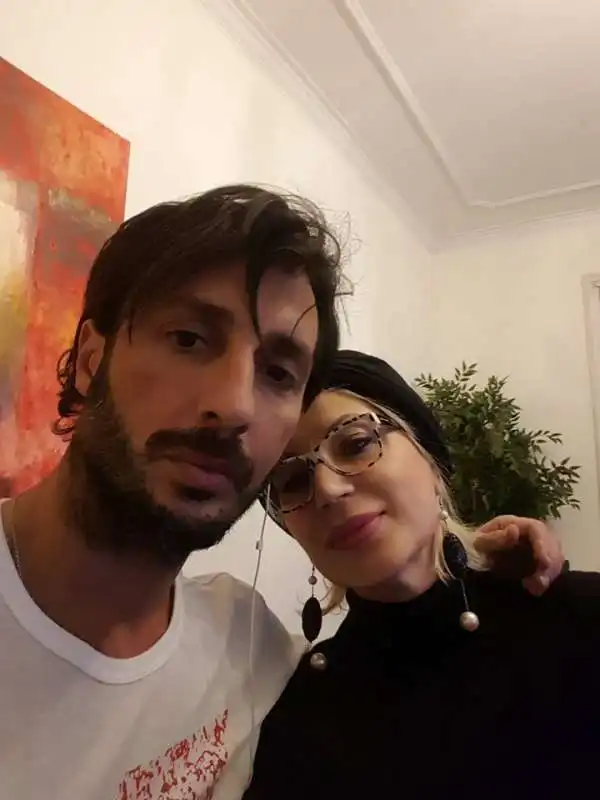 Lucia Bramieri e Fabrizio Corona