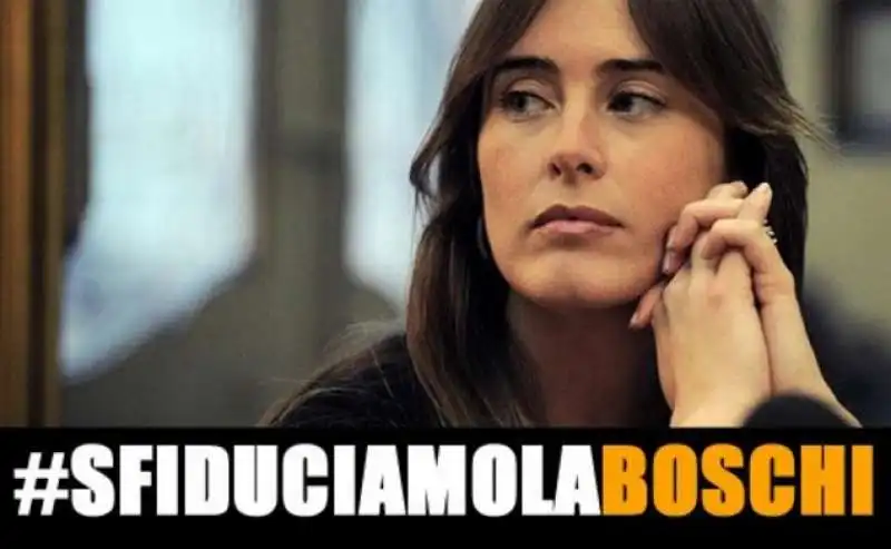 maria elena boschi i grillini chiedono la sfiducia