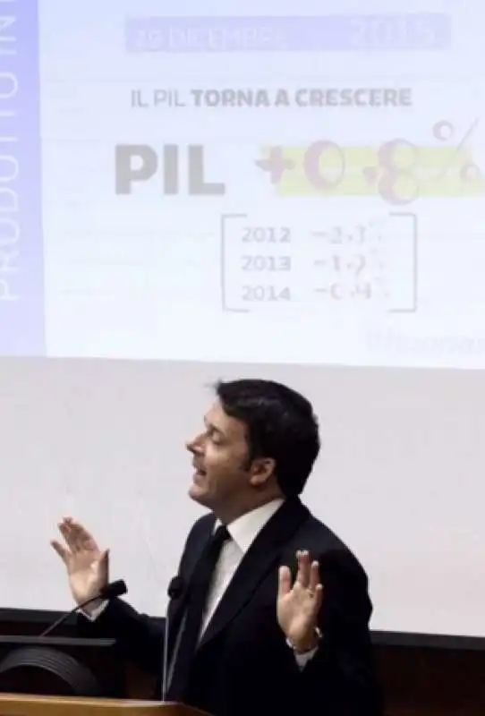 matteo renzi   conferenza stampa di fine 2015  